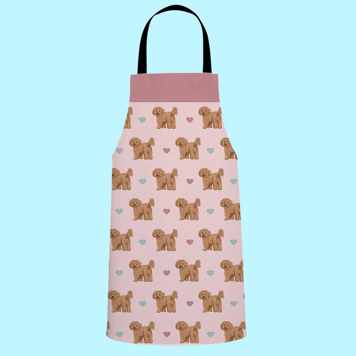 Cavapoos and Hearts Apron