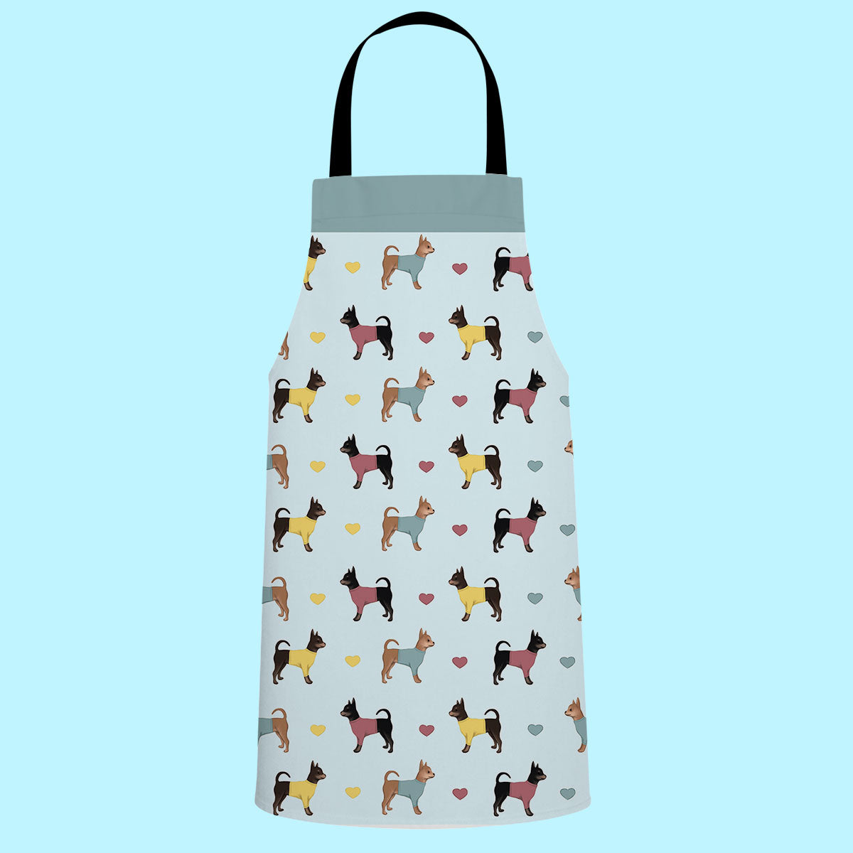 Chihuahuas and Hearts Apron