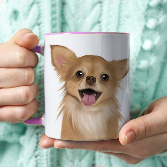 Long Haired Chihuahua Mug