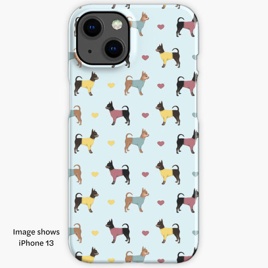 Chihuahuas and Hearts iPhone Snap Case