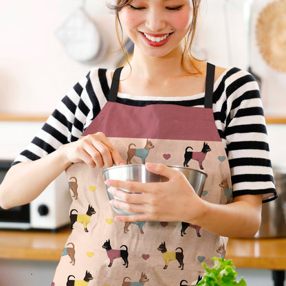 Chihuahuas and Hearts Apron