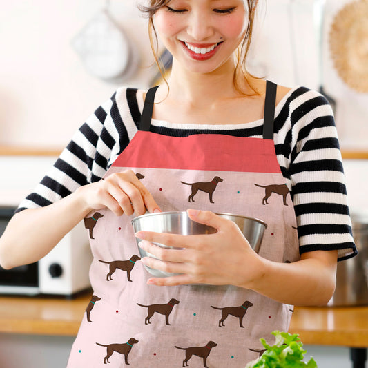 Chocolate Labradors Apron