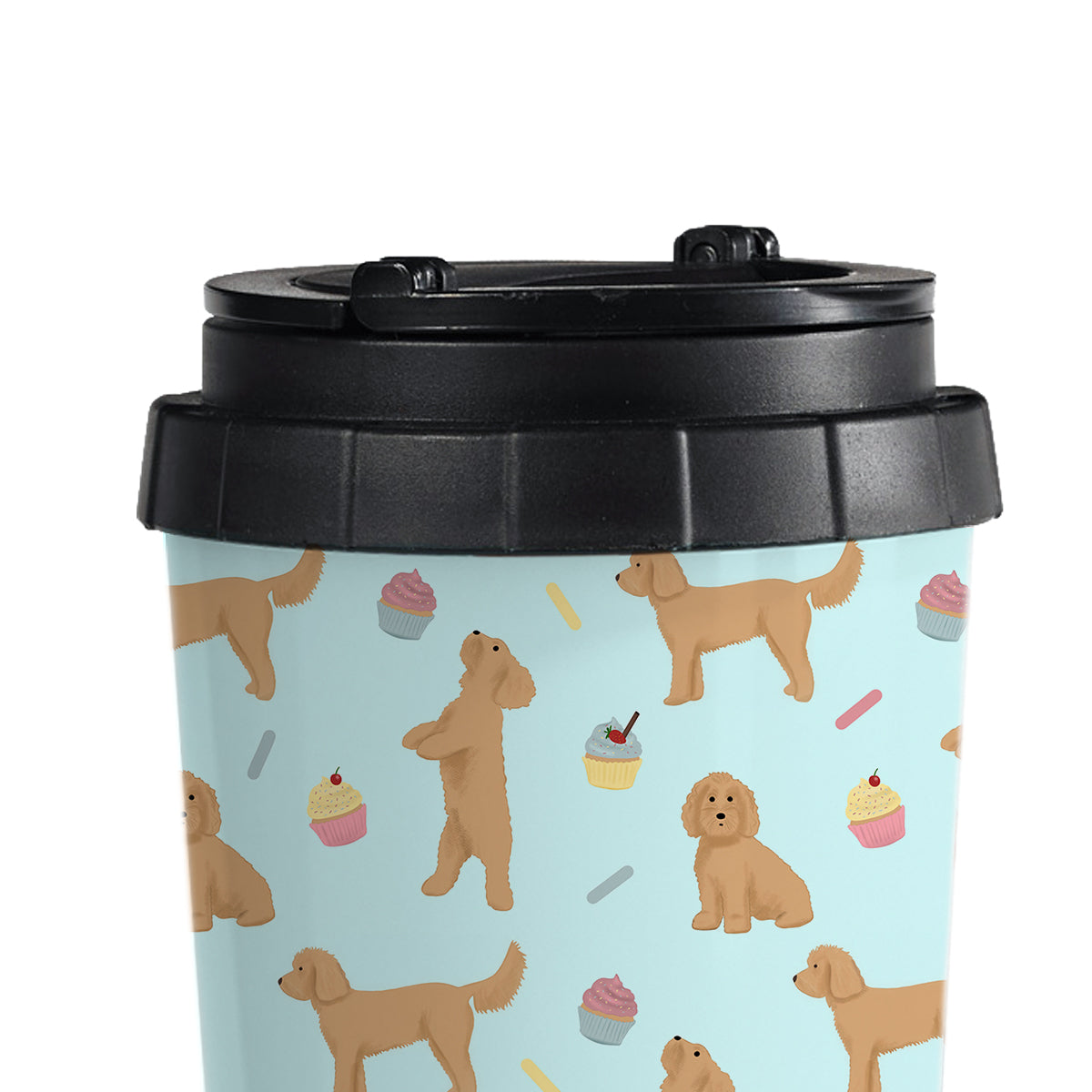 Cockapoos and Cupcakes Travel Mug