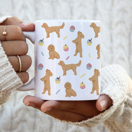 Cockapoos and Cupcakes Patterned Mug