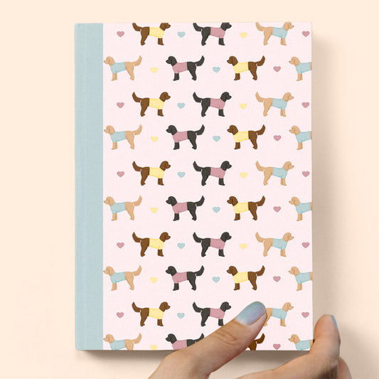 Cockapoos and Hearts Hardback Journal