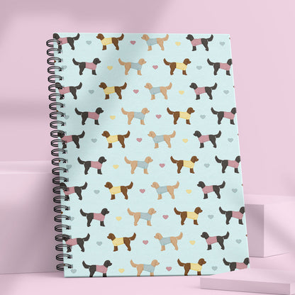 Cockapoos and Hearts Notebook