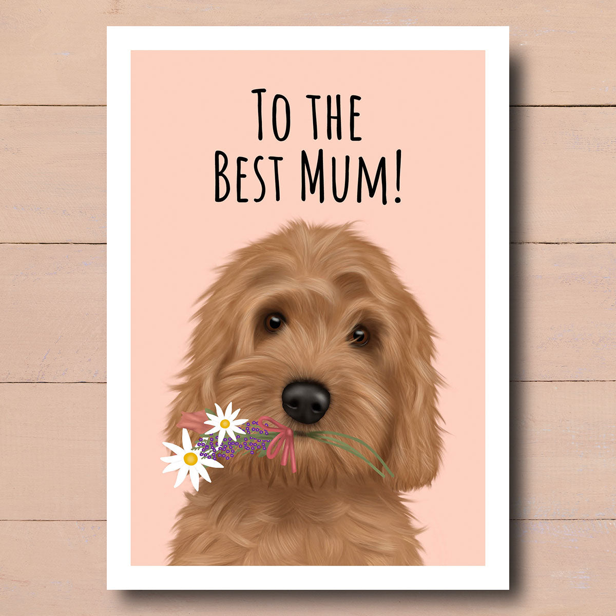 Cockapoo Best Mum Card – Kitty's Art By Catherine