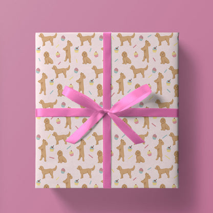 Cockapoos and Cupcakes Wrapping Paper