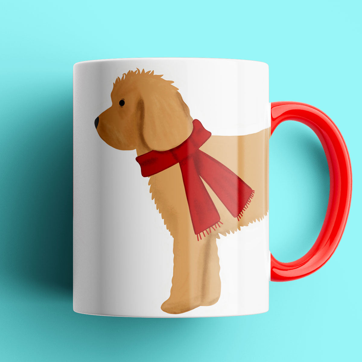 Set of Two Cosy Cockapoo Mugs