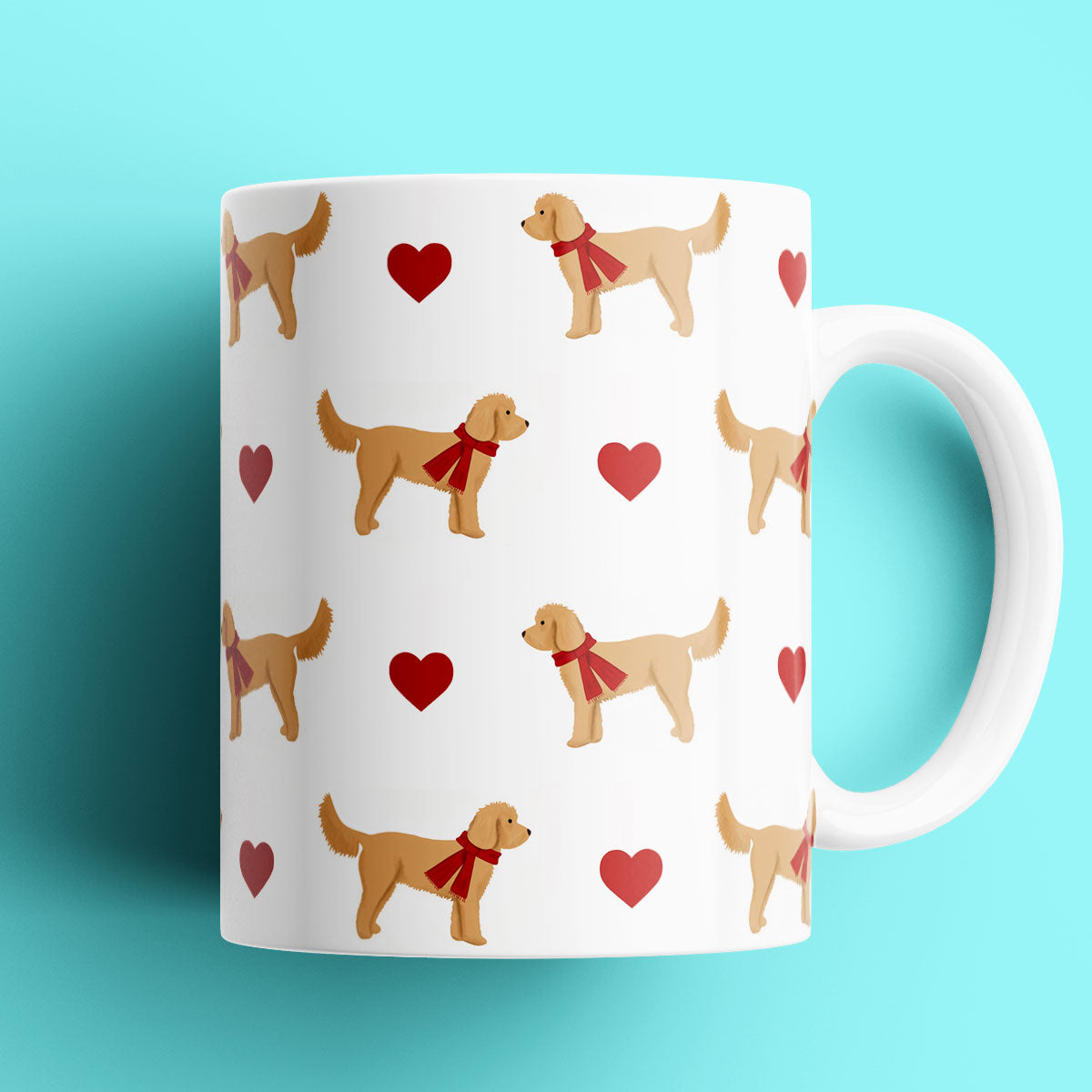 Set of Two Cosy Cockapoo Mugs