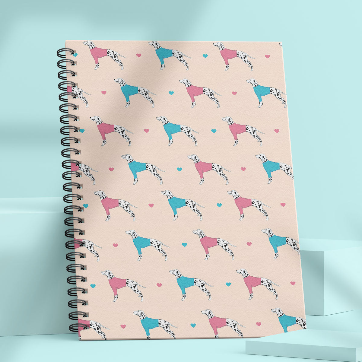 Dalmatians and Hearts Notebook