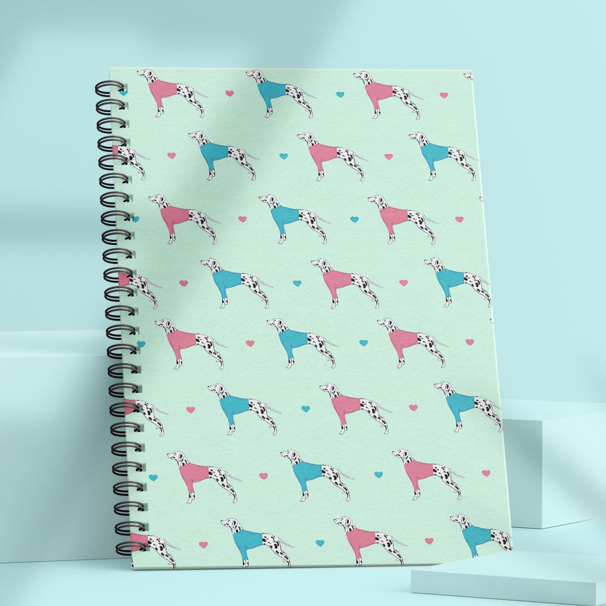 Dalmatians and Hearts Notebook