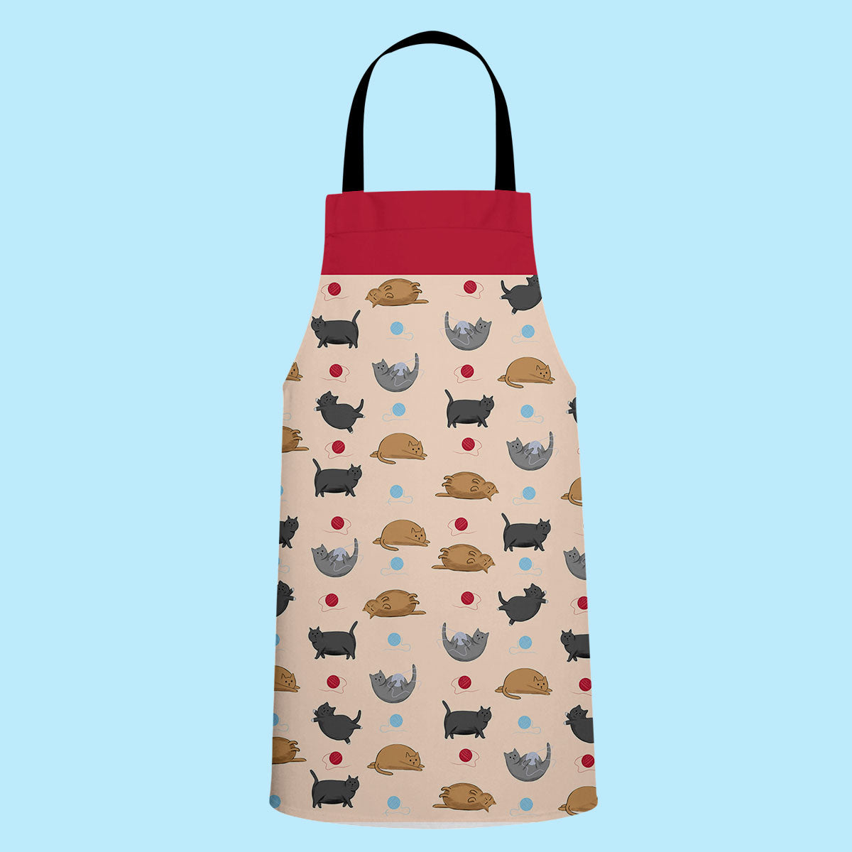 Fat Cats and Wool Pattern Apron