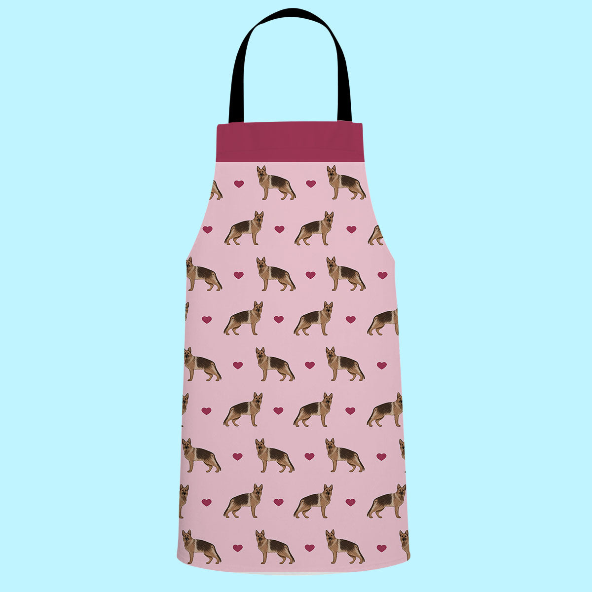 German Shepherds and Hearts Apron