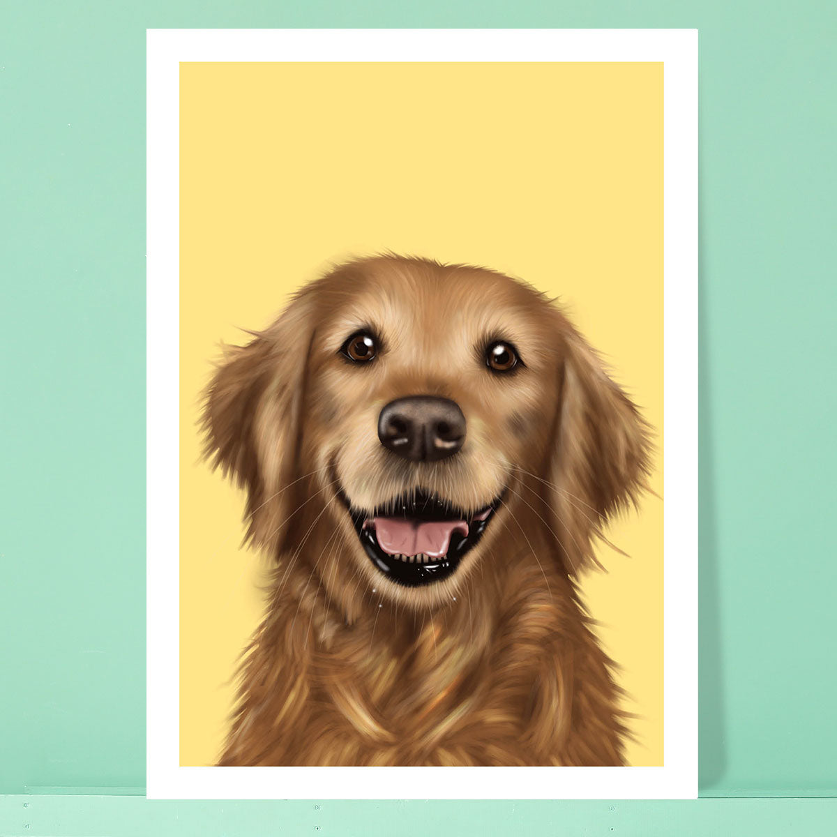 Golden Retriever Card