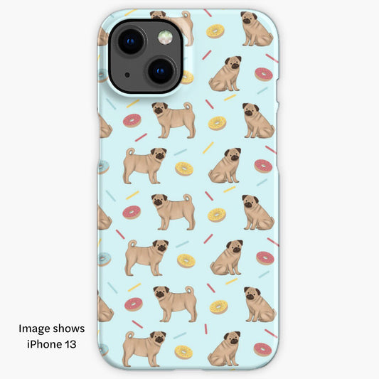 Pugs and Donuts iPhone Snap Case