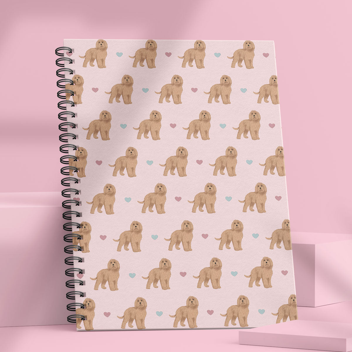 Labradoodles and Hearts Notebook