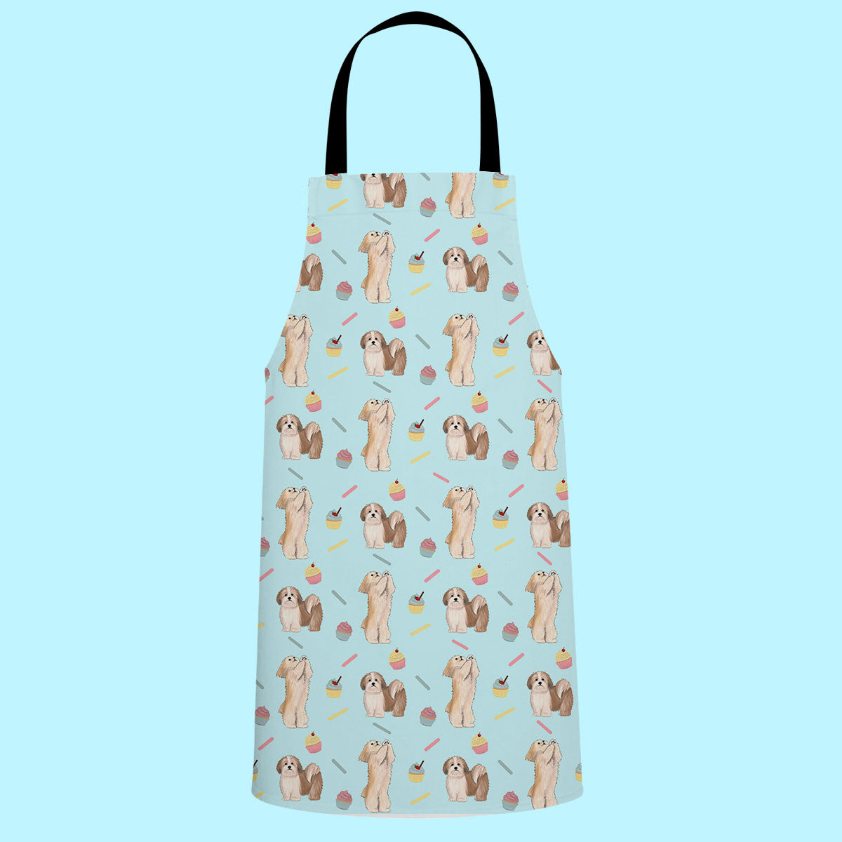 Lhasa Apso and Cupcakes Apron