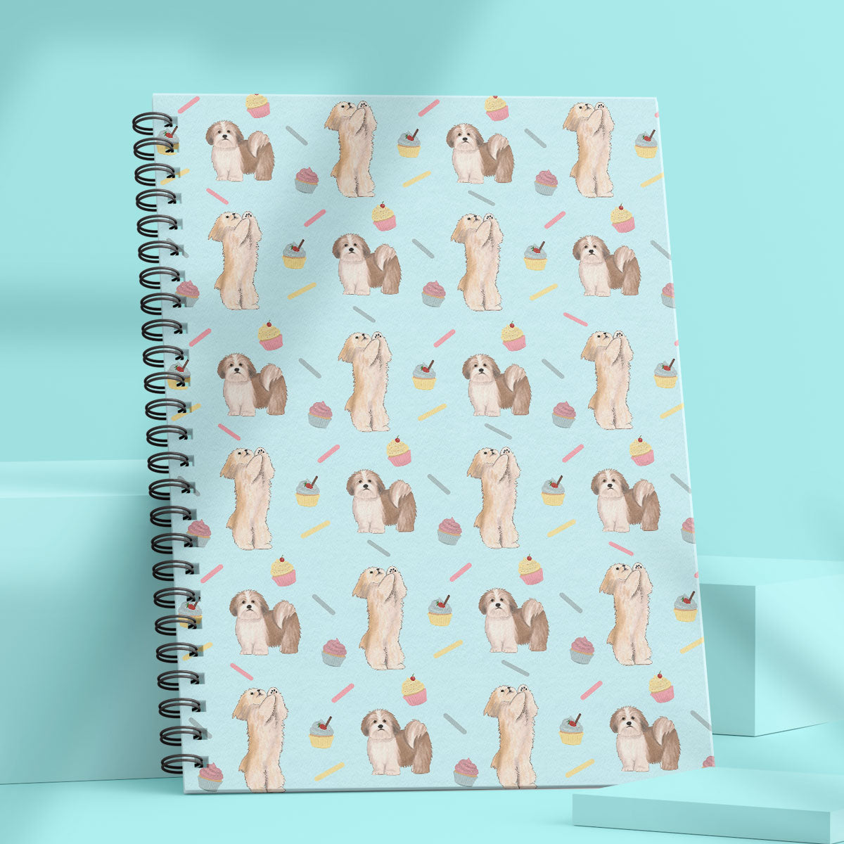 Lhasa Apso and Cupcakes Notebook