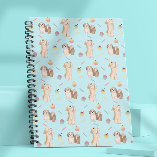 Lhasa Apso and Cupcakes Notebook