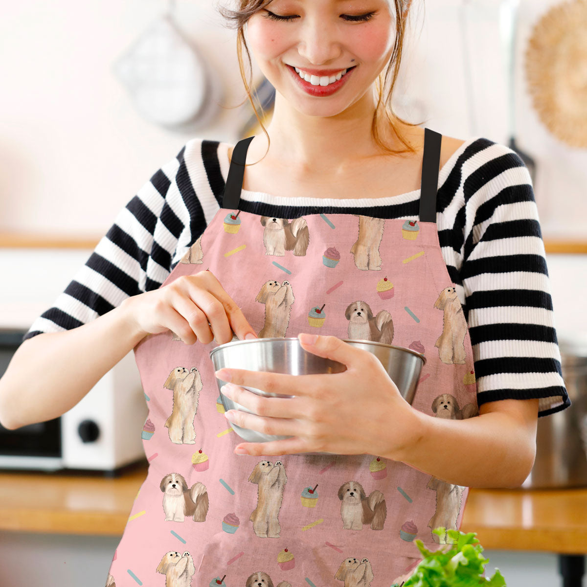 Lhasa Apso and Cupcakes Apron