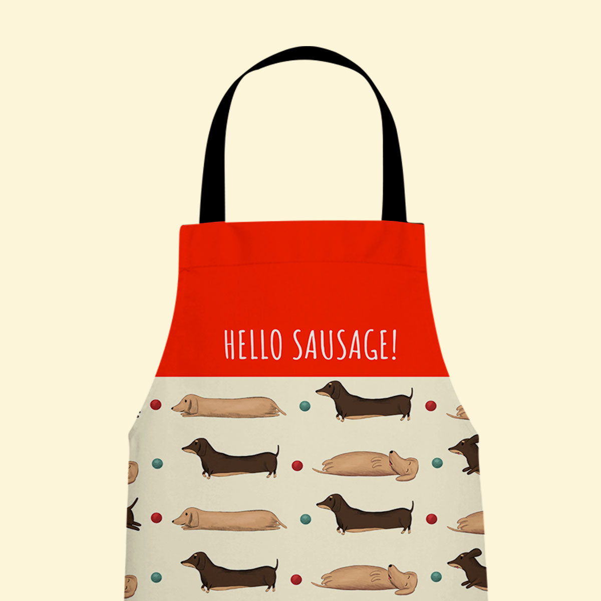 Cute and bright Dachshund pattern.