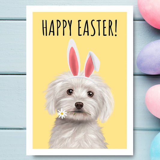 Maltese Happy Easter Card