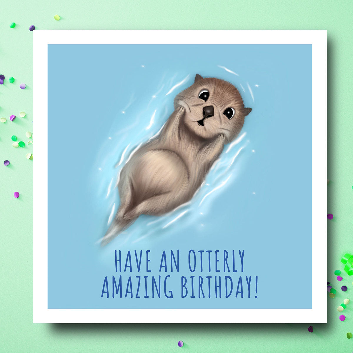 Otterly Amazing Birthday Card