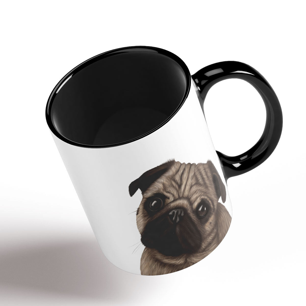 Pug on a mug