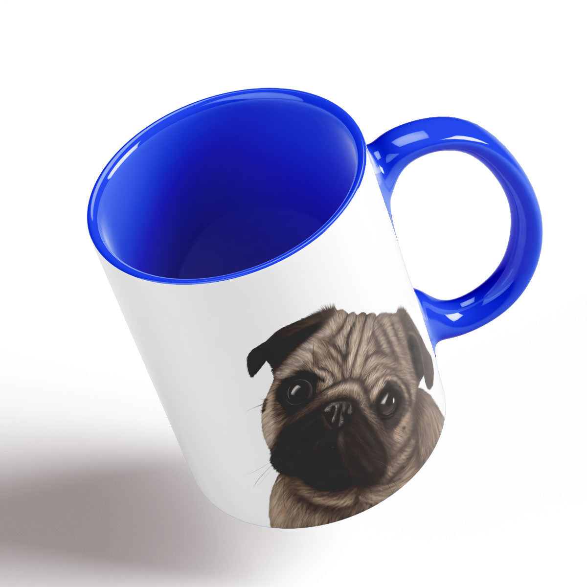 Pug on a mug