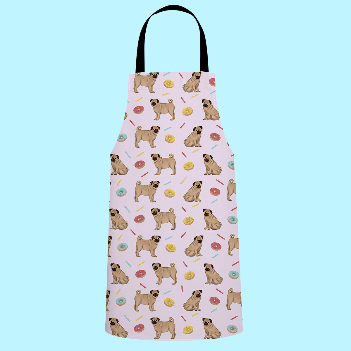 Pugs and Donuts Apron