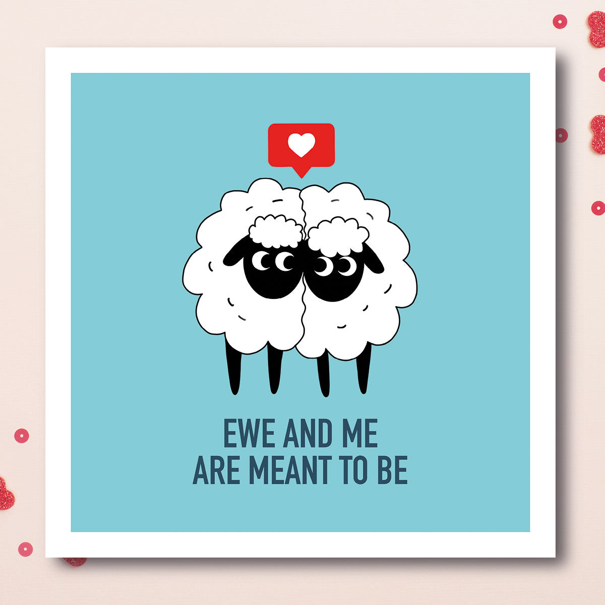 Sheep Love Card