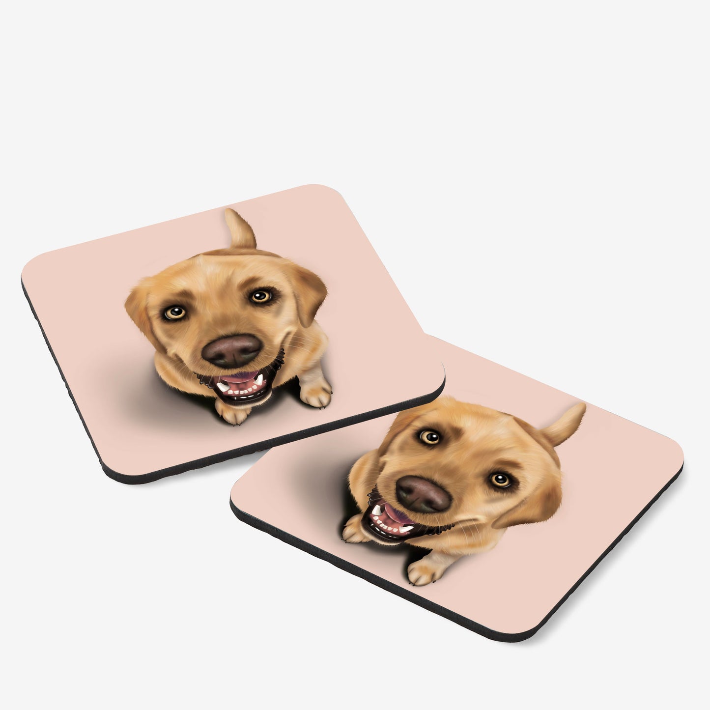 Yellow Labrador Drinks Coaster