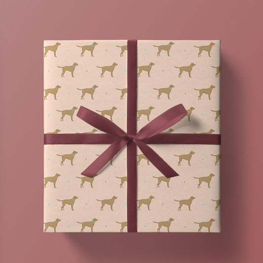 Yellow Labrador Wrapping Paper