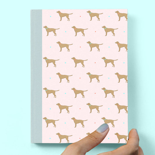 Yellow Labrador Hardcover Journal