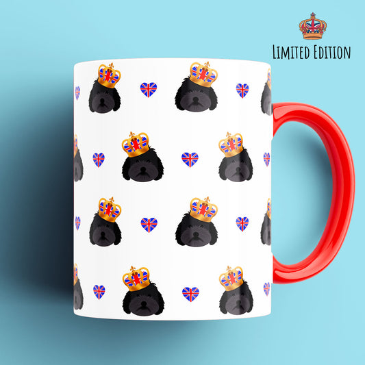 Black Cockapoos in Crowns - Coronation Mug