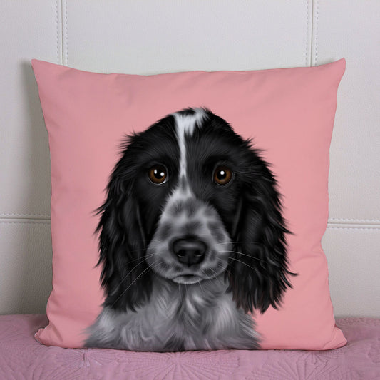 Blue Roan Cocker Spaniel Cushion