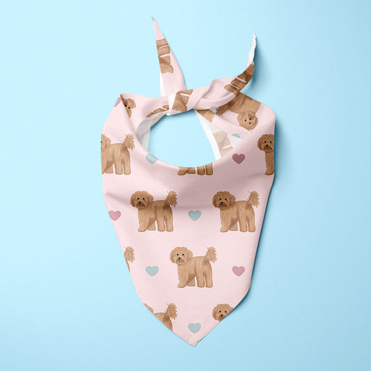 Cavapoos and Hearts Dog Bandana