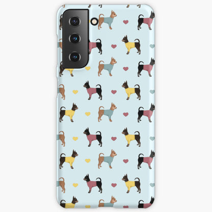 Chihuahuas and Hearts Samsung Galaxy Snap Case