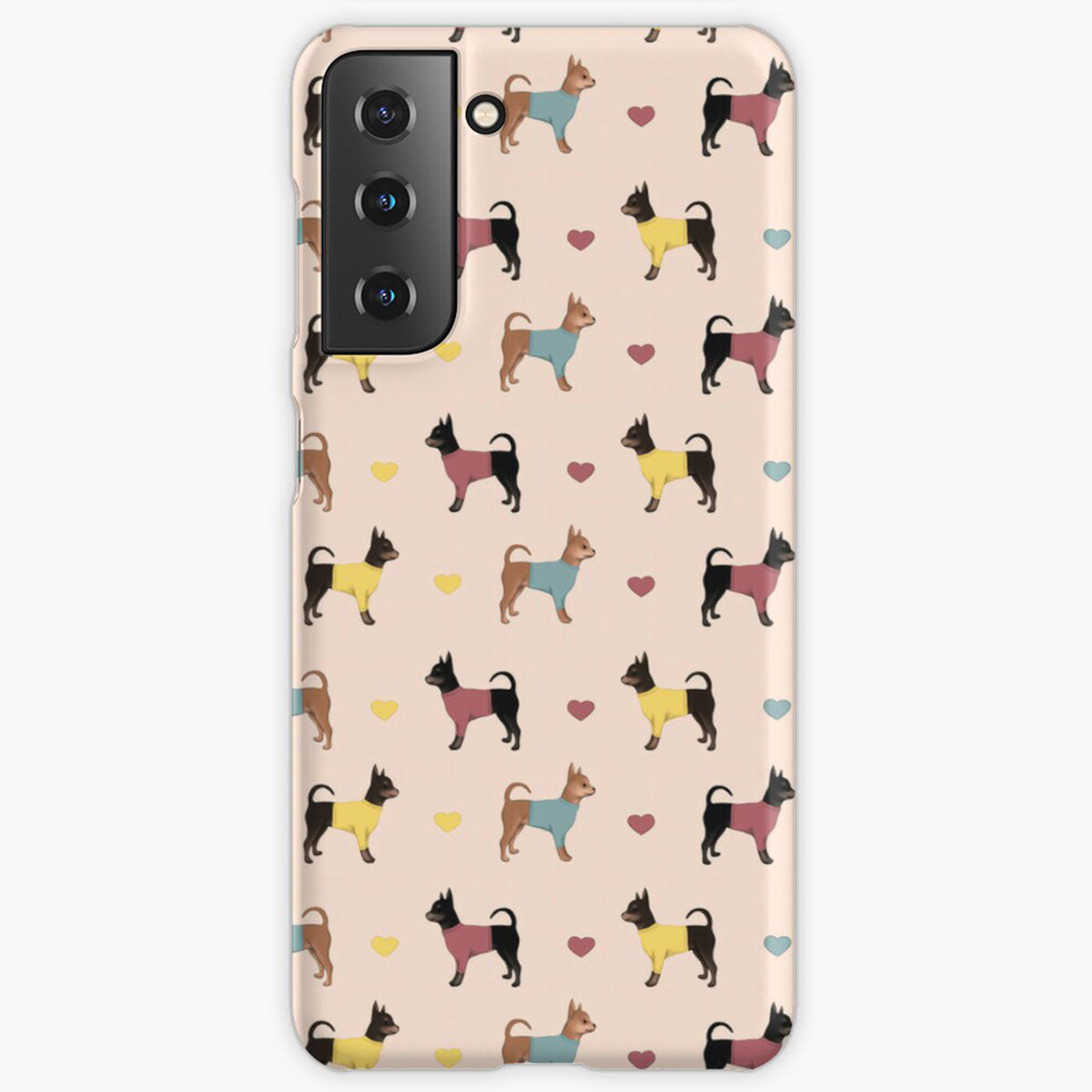 Chihuahuas and Hearts Samsung Galaxy Snap Case