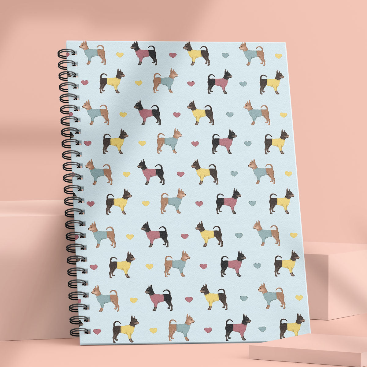 Chihuahuas and Hearts Notebook