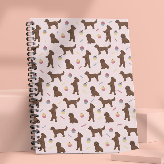 Chocolate Cockapoos and Cupcakes Notebook