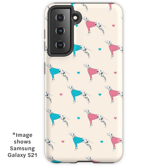 Dalmatians and Hearts Samsung Galaxy Tough Case