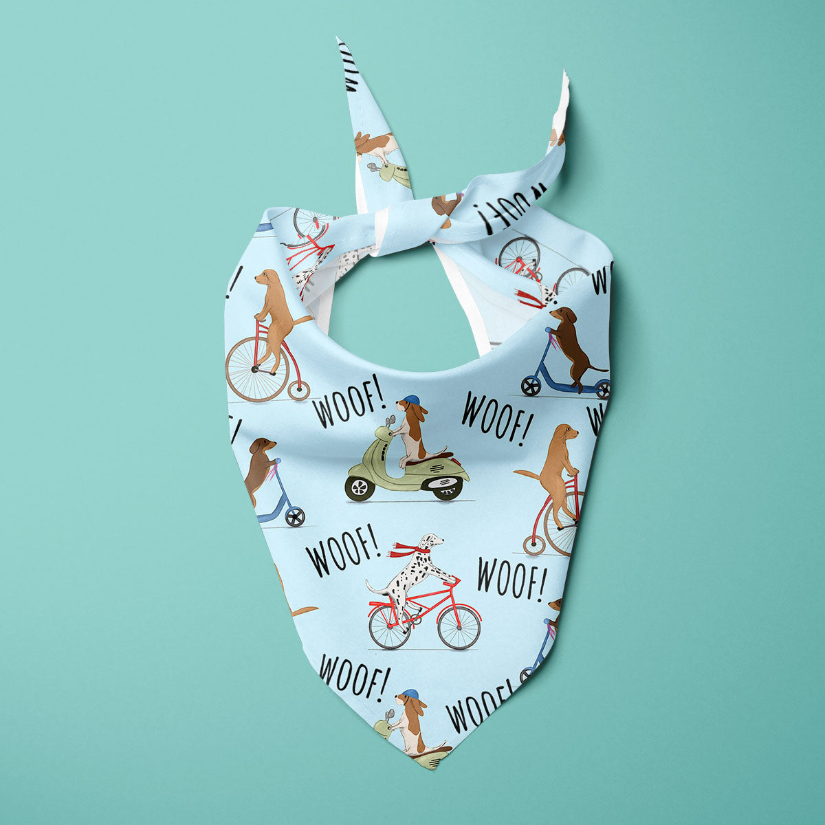 Dogs on Bikes Dog Bandana