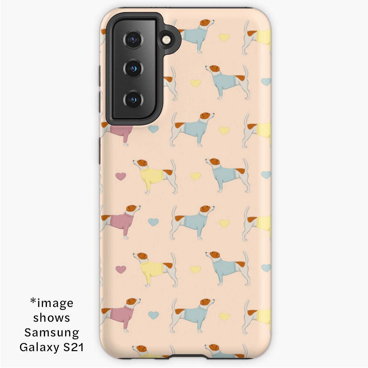 Jack Russells and Hearts Samsung Galaxy Tough Case