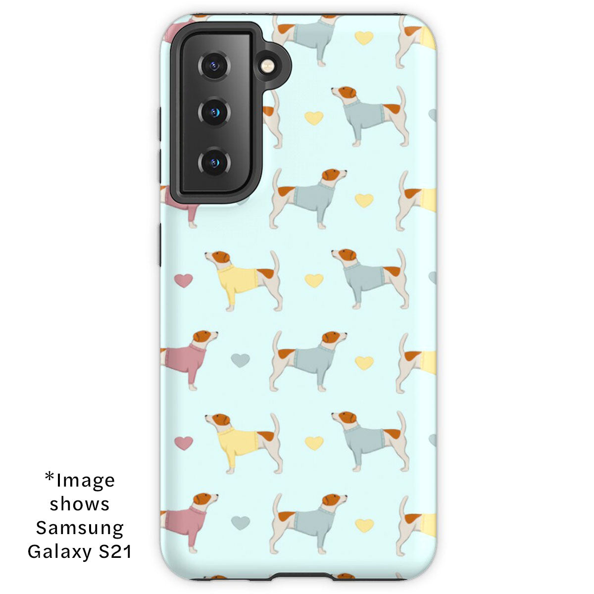 Jack Russells and Hearts Samsung Galaxy Tough Case