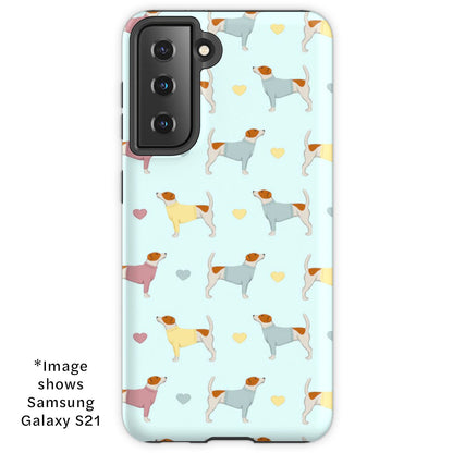 Jack Russells and Hearts Samsung Galaxy Tough Case