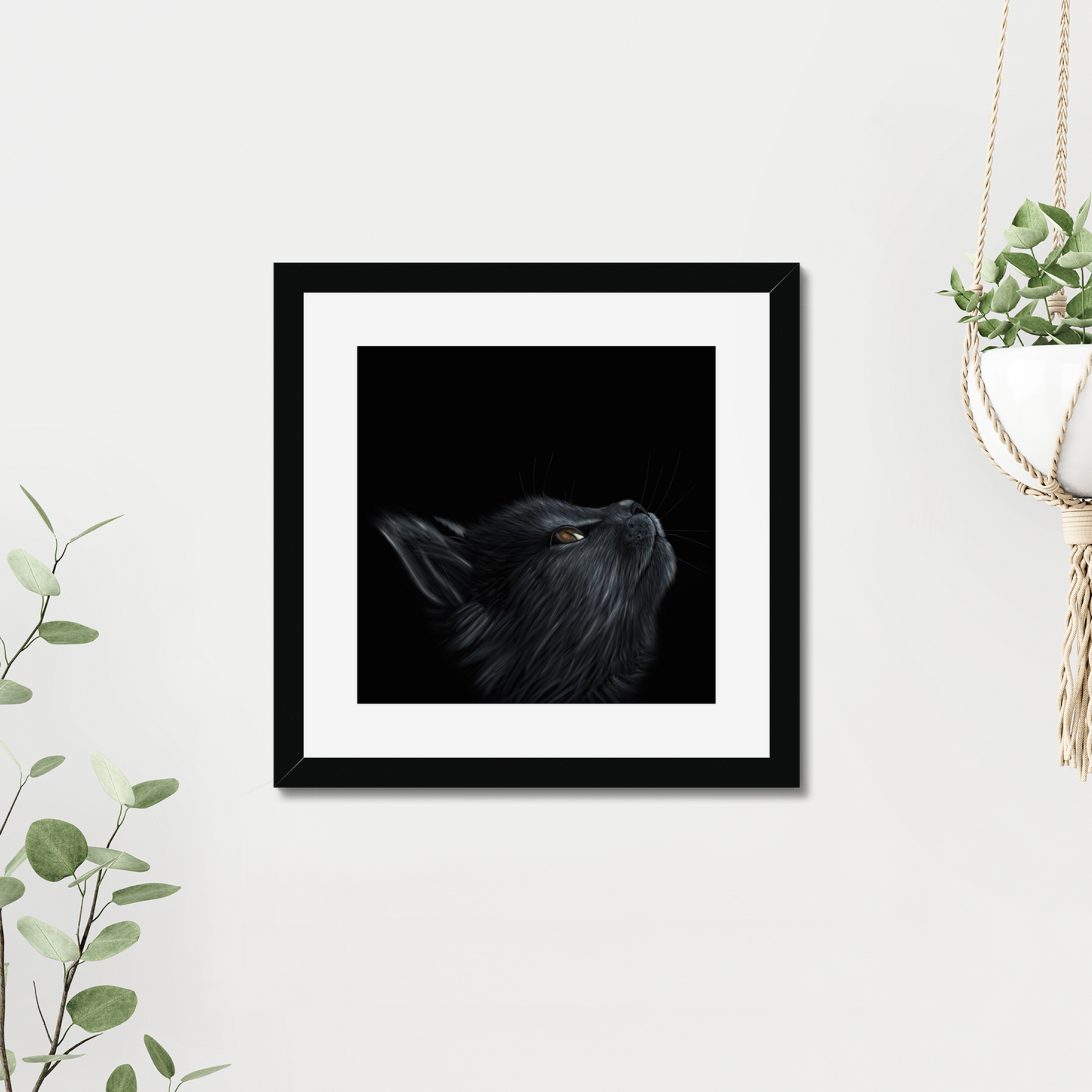 Nebelung Cat Framed Print