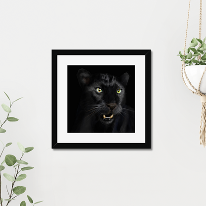 Black Panther Framed Print