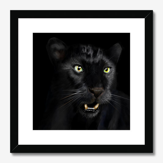 Black Panther Framed Print